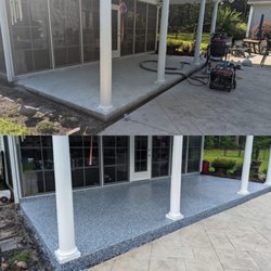 Budget Epoxy Flooring Pro - Back patio