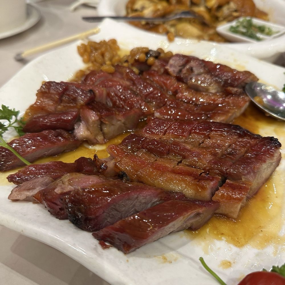 Skyview Fusion Cuisine - Bbq pork char siu - already eaten a few pieces before I took a pic - Dim Sum Near Me - Markham, Ontario Skyview Fusion Cuisine - Bbq pork char siu - already eaten a few pieces before I took a pic - Dim Sum Near Me - Markham, Ontario