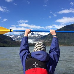 Premier Tours & Travel - Kayaking to the Mendenhall Glacier