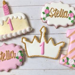 Mama Barba's Bake Shop - 1st Birthday Cookies