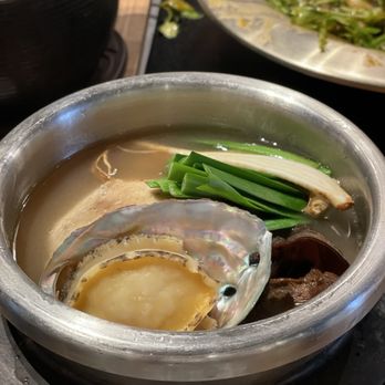 POGU - Abalone samgyetang was flavorful. My favorite was the porridge - Korean Near Me - Daly City, California