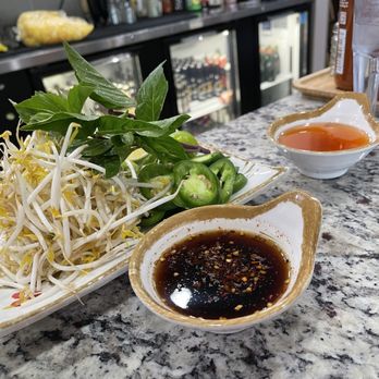 Pho 92 Dia - Sauces and the fixings for the pho - Vietnamese Near Me - Denver, Colorado Pho 92 Dia - Sauces and the fixings for the pho - Vietnamese Near Me - Denver, Colorado