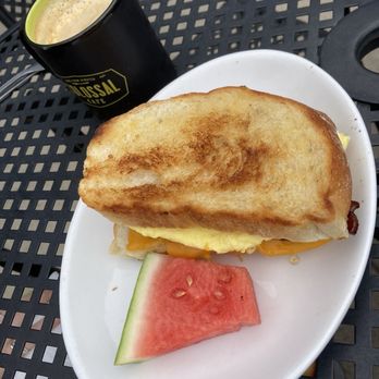 Colossal Cafe - Egg, Cheddar & Bacon sandwich - American Near Me - Saint Paul, Minnesota Colossal Cafe - Egg, Cheddar & Bacon sandwich - American Near Me - Saint Paul, Minnesota