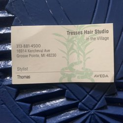 Tresses Hair Studio - Business Card
