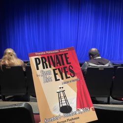 Theatre Palisades - Playbill! Saw private eyes last night. So much fun! Great acting of course