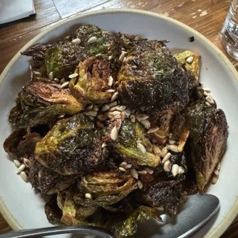 Brick + Dough - Crispy Brussel Sprouts (ordered without the maple miso aioli) - Pizza Near Me - Montclair, New Jersey