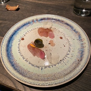 Madcap - Aji with sour paste. Not my favorite but my wife really loved it - New American Near Me - San Anselmo, California Madcap - Aji with sour paste. Not my favorite but my wife really loved it - New American Near Me - San Anselmo, California