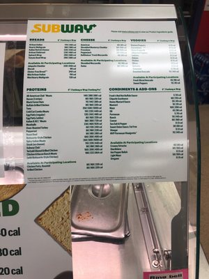 Menu photo 3 Subway Lehighton, PA