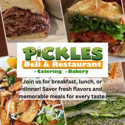 Pickles Deli Restaurant & Catering - Chinese Chicken Salad/ Briskets Dip/Vegetables Sandwich/BLT Sandwich