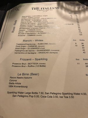 Menu photo 3 The Italians Vancouver, BC Menu photo 3 The Italians Vancouver, BC