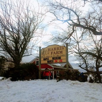 Harris Farm Stand - a sign in the snow - CSA Near Me - Biddeford, Maine