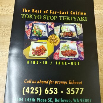 Tokyo Stop Teriyaki - Take-away menu - Japanese Near Me - Bellevue, Washington Tokyo Stop Teriyaki - Take-away menu - Japanese Near Me - Bellevue, Washington