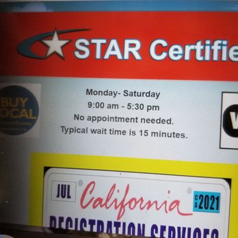 A Smog Test Only - From their website.  "Typical wait time is 15 minutes" made me laugh since it was 4 hours with no notification saying my car was ready. - Smog Check Stations Near Me - Petaluma, California