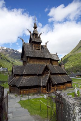 Borgund Stave Church by null