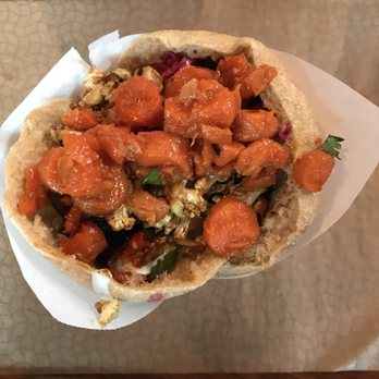 Brassica - Veggie pita overflowing with goodness - Mediterranean Near Me - Columbus, Ohio