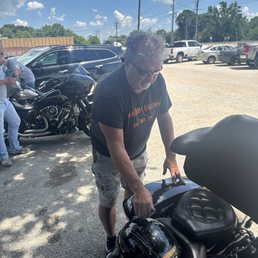 Jut riding in to the Stock Yard