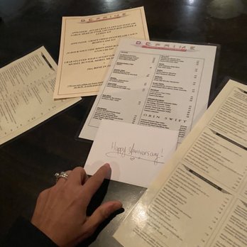 DC Prime Steaks - At least someone recognize our anniversary too bad it wasn't the server. - Steakhouses Near Me - Ashburn, Virginia