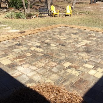 Southern Appeal Landscape - a patio area with a fire pit - Landscaping Near Me - Saraland, Alabama Southern Appeal Landscape - a patio area with a fire pit - Landscaping Near Me - Saraland, Alabama