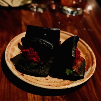 Pagu - Squid Ink Oyster Bao - Japanese Near Me - Cambridge, Massachusetts