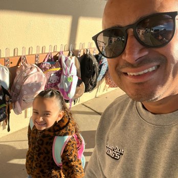 Clean-Out King's - Our plumber Martin taking his daughter to school with a fresh Clean-Out Kings sweatshirt. - Plumbing Near Me - Anaheim, California