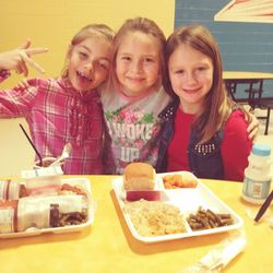 Newton Elementary - Sweet friends!! This was caregiver cookie day. The school really involves ALL CAREGIVERS!!