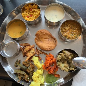 Avsar Indian restaurant - A partially filled thaali - Indian Near Me - Mississauga, Ontario Avsar Indian restaurant - A partially filled thaali - Indian Near Me - Mississauga, Ontario