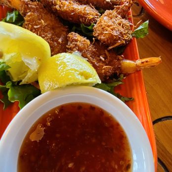 Cambria Mimosas - Coconut shrimp - American Near Me - Cambria, California