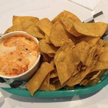 The Fried Taco - White queso and chips - Food Trucks Near Me - Midwest city, Oklahoma The Fried Taco - White queso and chips - Food Trucks Near Me - Midwest city, Oklahoma