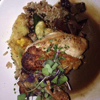 Rotunda Brew Pub - Seared Chicken over dirty rice - New American Near Me - Hershey, Pennsylvania Rotunda Brew Pub - Seared Chicken over dirty rice - New American Near Me - Hershey, Pennsylvania
