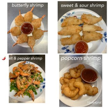 Gee N Jays - These are our different types of fried shrimp. - Chinese Near Me - Elgin, Illinois Gee N Jays - These are our different types of fried shrimp. - Chinese Near Me - Elgin, Illinois