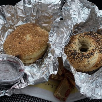 Mini Model Bakery - English muffin with jam and everything bagel with butter - Bakeries Near Me - Yountville, California Mini Model Bakery - English muffin with jam and everything bagel with butter - Bakeries Near Me - Yountville, California