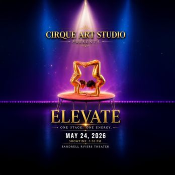 Cirque Art Studio - Catch ELEVATE by Cirque Art Studio, an incredible showcase of acrobatic skills! Sandrell Rivers Theater on May 24, 2026, at 3:30 PM. - Aerial Fitness Near Me - North Miami Beach, Florida Cirque Art Studio - Catch ELEVATE by Cirque Art Studio, an incredible showcase of acrobatic skills! Sandrell Rivers Theater on May 24, 2026, at 3:30 PM. - Aerial Fitness Near Me - North Miami Beach, Florida