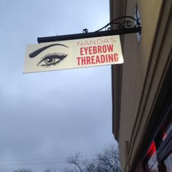 Nanda's Eyebrow - This is the sign of my shop.