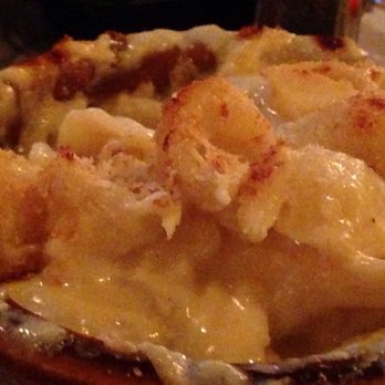 Noir Restaurant - Crab Mac and cheese, minimal crab, one layer of crisp on top, warmer in the middle than edges equals microwaved and broiled top we suspect - Pubs Near Me - Philadelphia, Pennsylvania Noir Restaurant - Crab Mac and cheese, minimal crab, one layer of crisp on top, warmer in the middle than edges equals microwaved and broiled top we suspect - Pubs Near Me - Philadelphia, Pennsylvania