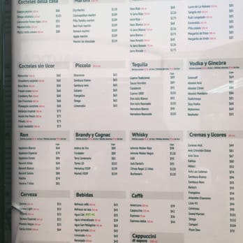 Italianni's - Drink menu - Italian Near Me - Cancún, ROO Italianni's - Drink menu - Italian Near Me - Cancún, ROO