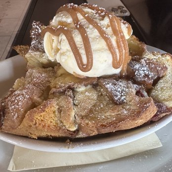 North Beach Fish Camp - Signature White Chocolate Bread Pudding - New American Near Me - Neptune Beach, Florida