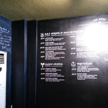 The Burgernator - The menu is on the wall for you to read while you're in line. - Burgers Near Me - Toronto, Ontario The Burgernator - The menu is on the wall for you to read while you're in line. - Burgers Near Me - Toronto, Ontario