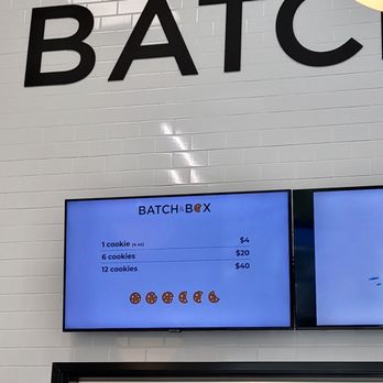 Batch & Box - Del Mar - Cookie prices. 6/18/2022 - Bakeries Near Me - San Diego, California