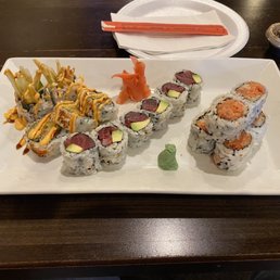Crazy Maki, Tuna Avocado and Spicy Tuna