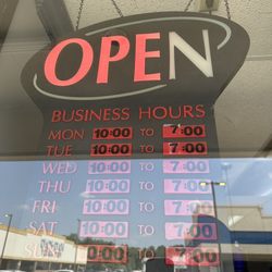 Tea Bubblers - Hours as of August 2023