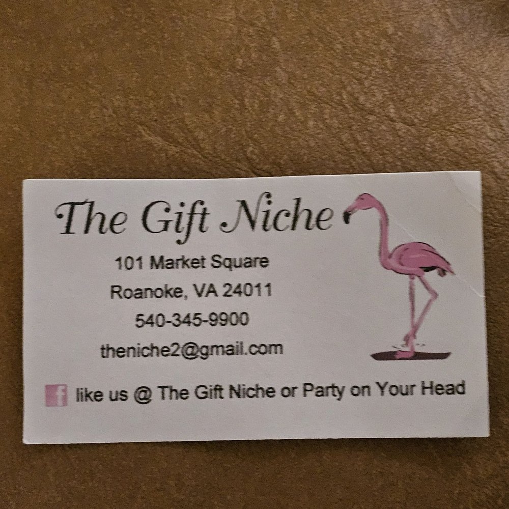 The Gift Niche - The business card of The Gift Niche with the Pink Flamingo logo. - Cards & Stationery Near Me - Roanoke, Virginia The Gift Niche - The business card of The Gift Niche with the Pink Flamingo logo. - Cards & Stationery Near Me - Roanoke, Virginia