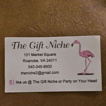 The Gift Niche - The business card of The Gift Niche with the Pink Flamingo logo. - Cards & Stationery Near Me - Roanoke, Virginia The Gift Niche - The business card of The Gift Niche with the Pink Flamingo logo. - Cards & Stationery Near Me - Roanoke, Virginia