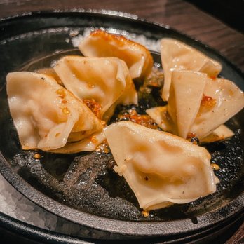 P.F. Chang's - Pan seared shrimp wontons - Asian Fusion Near Me - Greensboro, North Carolina P.F. Chang's - Pan seared shrimp wontons - Asian Fusion Near Me - Greensboro, North Carolina