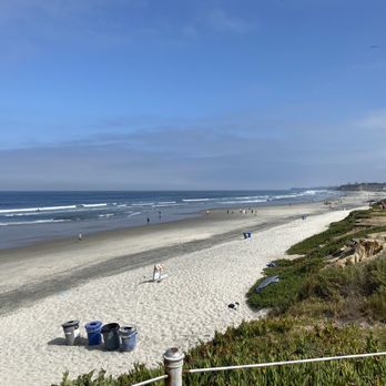 Seagrove Park - White Sands on the Beach below the Park - Parks Near Me - Del Mar, California