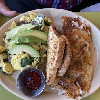 Snooze, an A.M. Eatery - Three Egg Scramble - Breakfast & Brunch Near Me - Phoenix, Arizona Snooze, an A.M. Eatery - Three Egg Scramble - Breakfast & Brunch Near Me - Phoenix, Arizona
