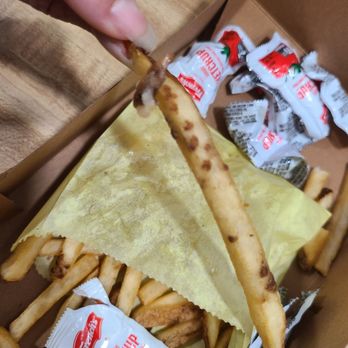 Angelo's Burgers - molded fries. - Burgers Near Me - Anaheim, California Angelo's Burgers - molded fries. - Burgers Near Me - Anaheim, California