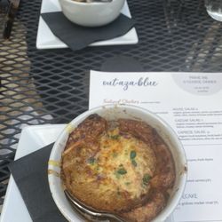 Out Aza Blue Market & Cafe - French onion soup