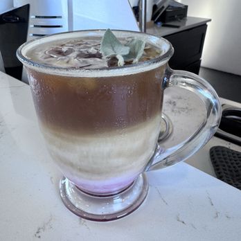 Dolce Caffè - BlackBerry & Sage Latte - it had a really great smoky flavor! - Coffee & Tea Near Me - Olathe, Kansas
