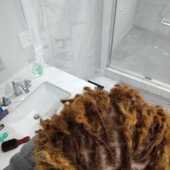 Eclipz Hair - Locks colored and retwisted at Transitions_ Salon - Hair Salons Near Me - Atlanta, Georgia