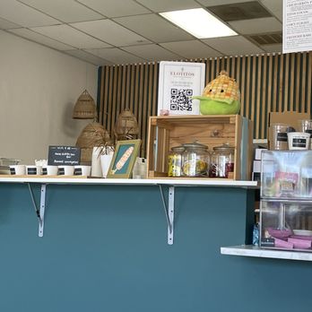Elotitos Corn Bar - the counter area - Specialty Food Near Me - San Antonio, Texas